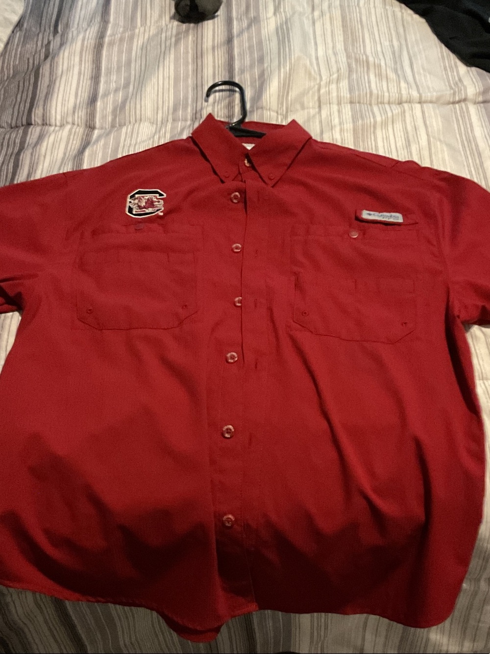 Men’s S South Carolina Button-Down Columbia PFG Shirt